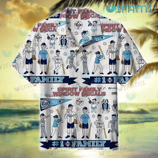 Tampa Bay Rays Hawaiian Shirt Spirit Family Window Decals TB Rays Gift