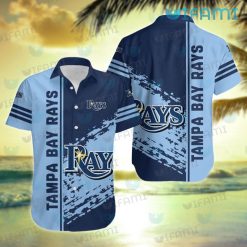 Tampa Bay Rays Hawaiian Shirt Splash Pattern TB Rays Gift