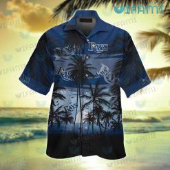 Tampa Bay Rays Hawaiian Shirt Sunset Coconut Tree TB Rays Gift