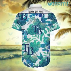 Tampa Bay Rays Hawaiian Shirt Tropical Leaves TB Rays Gift