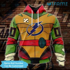 Tampa Lightning Hoodie 3D Ninja Turtles Design Custom Tampa Bay Lightning Gift