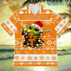 Tennessee Vols Hawaiian Shirt Baby Yoda Lights Tennessee Vols Present