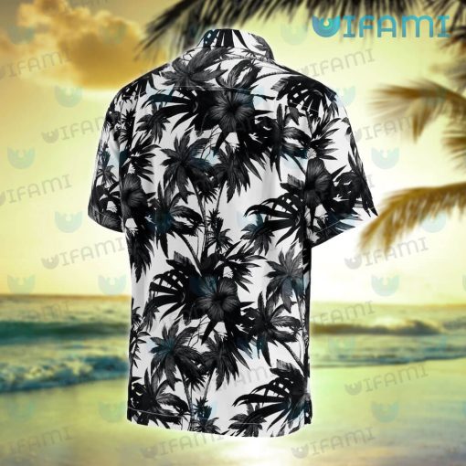 Tennessee Vols Hawaiian Shirt Black Flower Palm Leaf Volunteers Gift