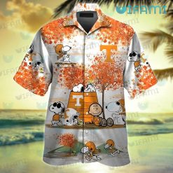 Tennessee Vols Hawaiian Shirt Charlie Snoopy Woodstock Autumn Volunteers Gift