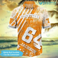 Tennessee Vols Hawaiian Shirt Grunge Pattern Custom New Tennessee Football Present