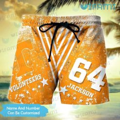 Tennessee Vols Hawaiian Shirt Grunge Pattern Custom New Tennessee Football Short