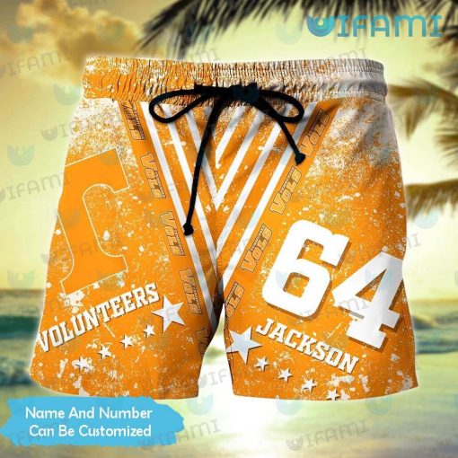 Tennessee Vols Hawaiian Shirt Grunge Pattern Custom New Tennessee Football Gifts