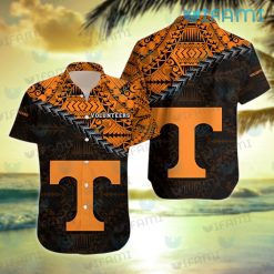Tennessee Vols Hawaiian Shirt Eagle USA Flag Ripped Tennessee Vols Gift