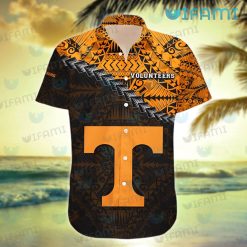 Tennessee Vols Hawaiian Shirt Grunge Polynesian Tennessee Vols Gift