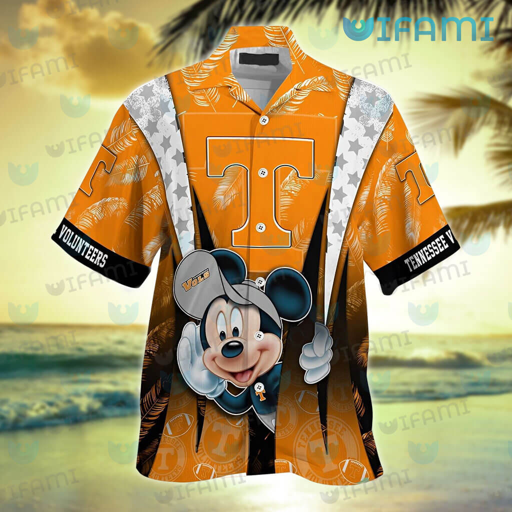 Tennessee Titans Logo Mickey Mouse Disney Hawaiian Shirt, NFL