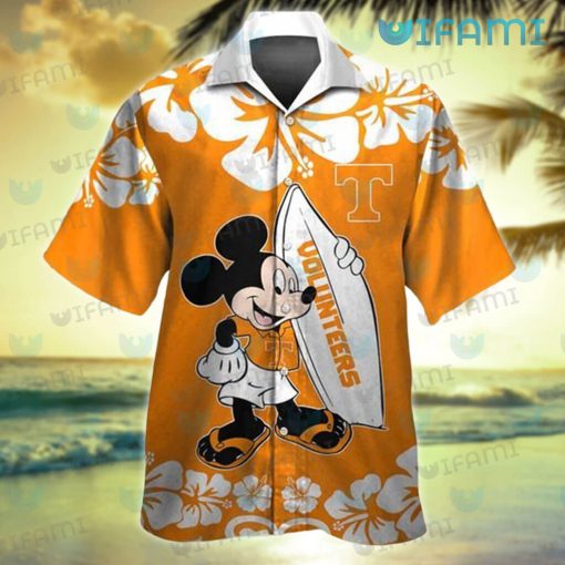 Tennessee Vols Hawaiian Shirt Mickey Surfboard Tennessee Vols Gift