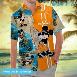 Tennessee Vols Hawaiian Shirt Mickey Surfing Custom Tennessee Vols Gift