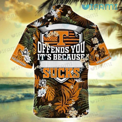 Tennessee Vols Hawaiian Shirt Offends You It’s Because Sucks Tennessee Vols Gift