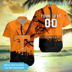 Tennessee Vols Hawaiian Shirt Orange Black Best Tennessee Volunteers Gift
