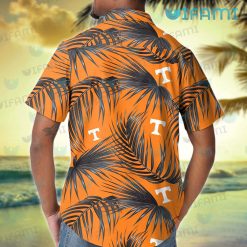 Tennessee Vols Hawaiian Shirt Palm Leaf Tennessee Vols Present Back