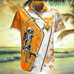 Tennessee Vols Hawaiian Shirt Skeleton Dancing Tennessee Vols Present