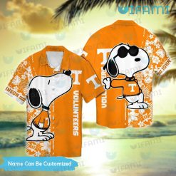 Tennessee Vols Hawaiian Shirt Snoopy Kiss Logo Custom Tennessee Vols Gift