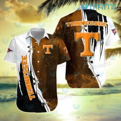 Tennessee Vols Hawaiian Shirt Stiches Grunge Pattern Best Tennessee Volunteers Gifts