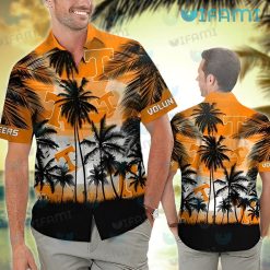 Tennessee Vols Hawaiian Shirt Sunset Coconut Tree Tennessee Vols Gift