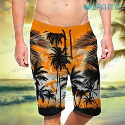 Tennessee Vols Hawaiian Shirt Sunset Coconut Tree Tennessee Vols Short