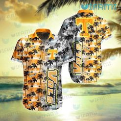 Tennessee Vols Hawaiian Shirt Sunset Dark Coconut Tree Tennessee Vols Gift