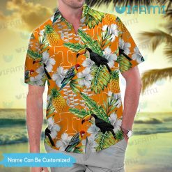 Tennessee Vols Hawaiian Shirt Toucan Rosella Pineapple Custom Tennessee Vols Gift