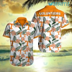 Tennessee Volunteers Hawaiian Shirt Flower Palm Leaf Volunteers Gift