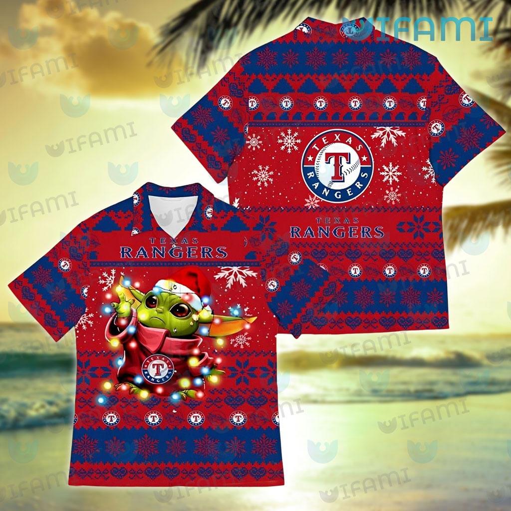 Texas Rangers Mlb Baby Yoda Hawaiian Shirt Men Youth Rangers Aloha Shirt -  Best Seller Shirts Design In Usa