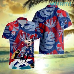 Texas Rangers Hawaiian Shirt Goofy Surfing Texas Rangers Present