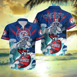 Texas Rangers Hawaiian Shirt Island Pattern Texas Rangers Gift