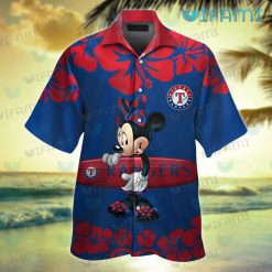 Texas Rangers Hawaiian Shirt Minnie Surfboard Texas Rangers Gift