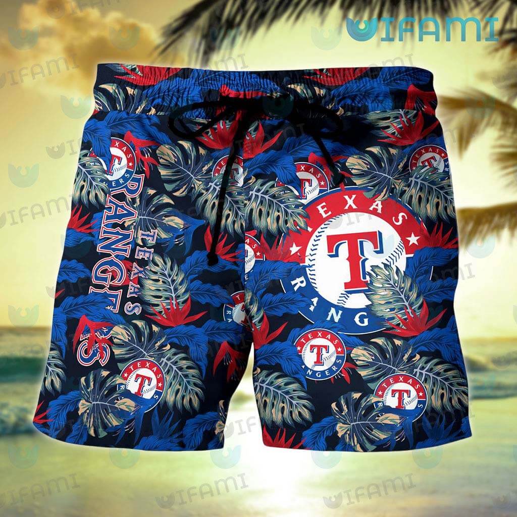 Texas Rangers Style Set 3D Hawaiian Shirt And Short Gift For Men