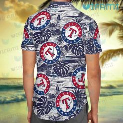 Texas Rangers Hawaiian Shirt Summer Beach Texas Rangers Present Back