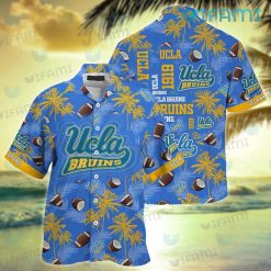 UCLA Hawaiian Shirt Coconut Football Pattern UCLA Gift