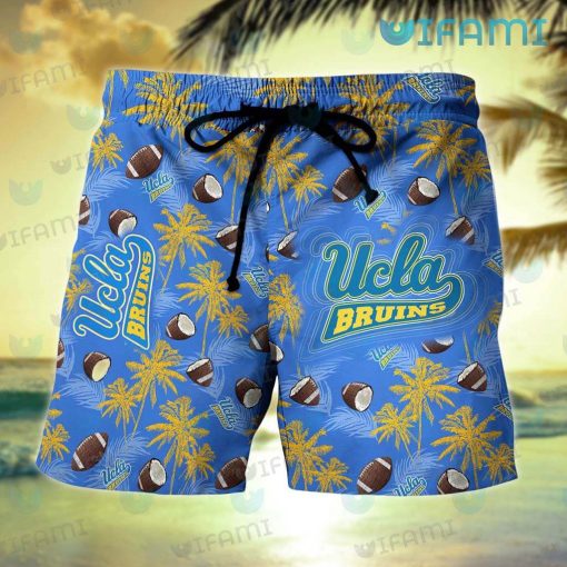 UCLA Hawaiian Shirt Coconut Football Pattern UCLA Gift