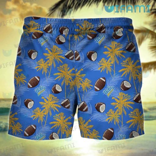 UCLA Hawaiian Shirt Coconut Football Pattern UCLA Gift