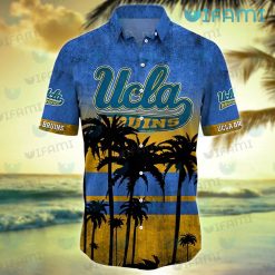 UCLA Hawaiian Shirt Coconut Tree UCLA Bruins Present