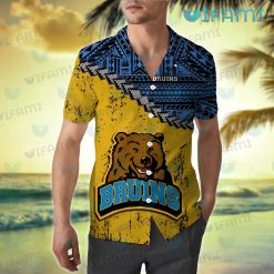UCLA Hawaiian Shirt Grunge Polynesian UCLA Bruins Gift