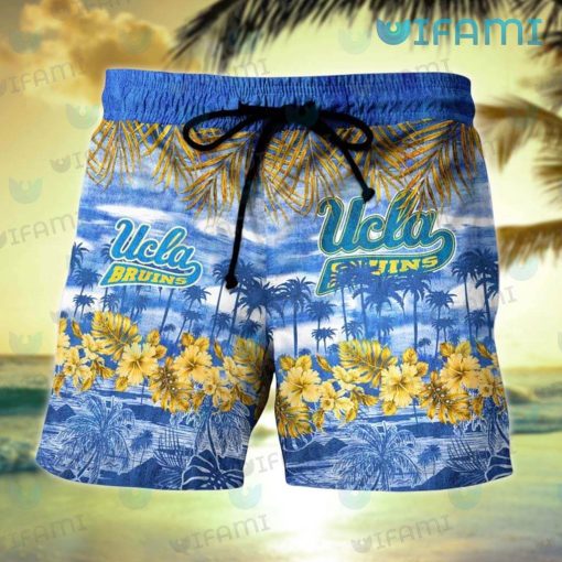 UCLA Hawaiian Shirt Hibiscus Tropical Beach UCLA Gift