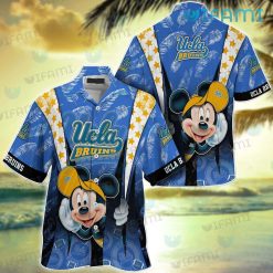 UCLA Hawaiian Shirt Mickey Feather UCLA Bruins Gift