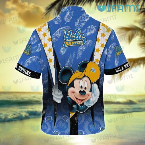 UCLA Hawaiian Shirt Mickey Feather UCLA Bruins Gift