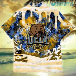 UCLA Hawaiian Shirt Snoopy Dabbing Snowflake UCLA Gift