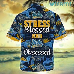 UCLA Hawaiian Shirt Stress Blessed Obsessed UCLA Gift
