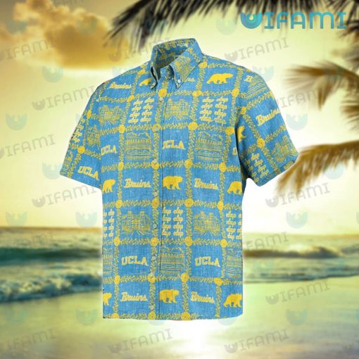 UCLA Hawaiian Shirt Tapa Design UCLA Bruins Gift