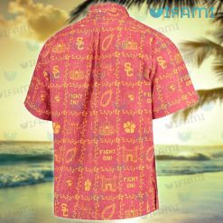 USC Hawaiian Shirt Fight On Logo USC Trojans Gift