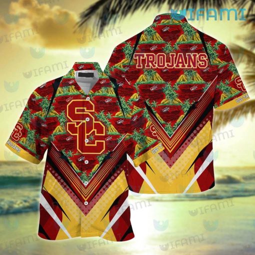 USC Hawaiian Shirt Kayak Tropical Island USC Trojans Gift