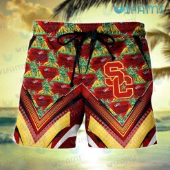 USC Hawaiian Shirt Kayak Tropical Island USC Trojans Short