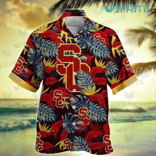 USC Hawaiian Shirt Stress Blessed Obsessed USC Trojans Gift