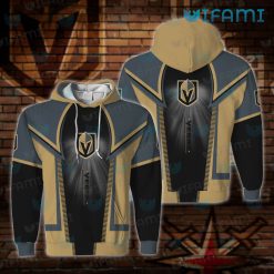 Vegas Golden Knights Hoodie 3D Armor Design VGK Gift
