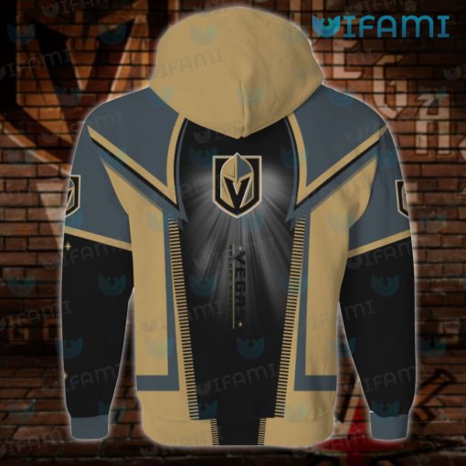 Vegas Golden Knights Hoodie 3D Armor Design VGK Gift